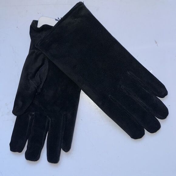 New in box Sensations by Isotoner black fleece lined X-large gloves - Picture 5 of 6